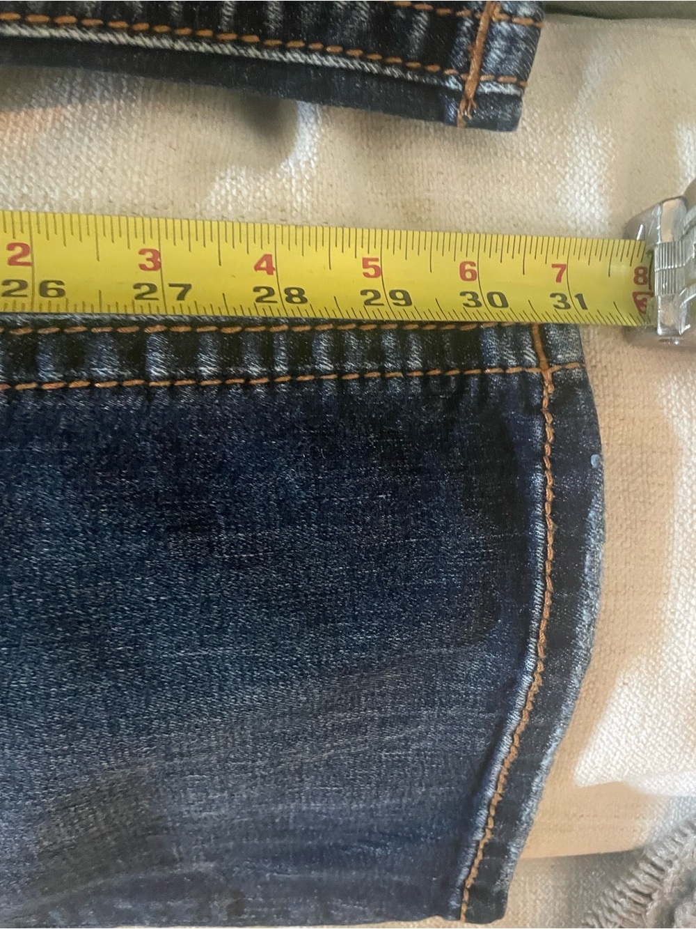 Rock Revival Dark Blue Men’s Bootcut Jeans - Palfrey Boot - Picture 10 of 10